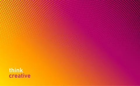 Abstract vector background. Halftone gradient gradation. Vibrant texture. Illustrazione stock