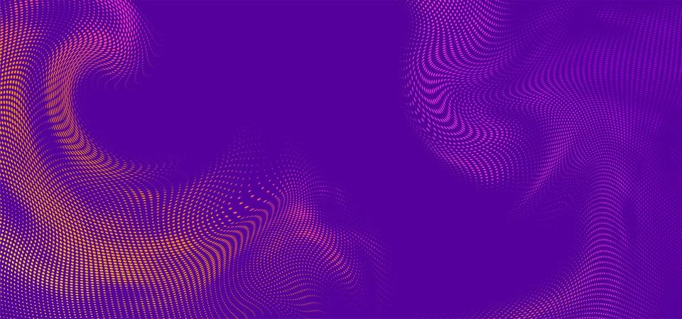 Abstract vector background. Halftone gradient gradation. Vibrant texture. Smoke Stock Illustration