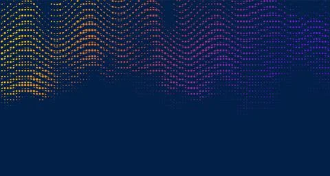 Abstract vector background. Halftone gradient gradation. Vibrant texture. Smoke Stock Illustration