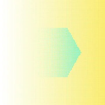 Abstract vector background. Hexagon design, yellow dots and hexagonal shape Stock Illustration