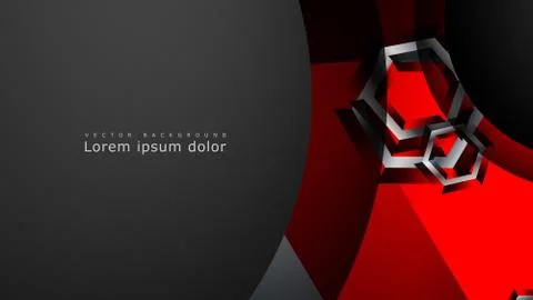 Abstract vector background with hexagon overlapping pattern. Vector illustrat Stockillustratie