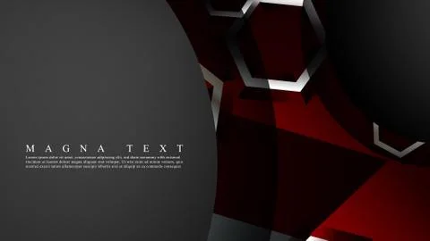 Abstract vector background with hexagon overlapping pattern. Vector illustrat Illustrazione stock