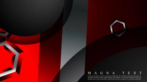 Abstract vector background with hexagon overlapping pattern. Vector illustrat Stock Illustration