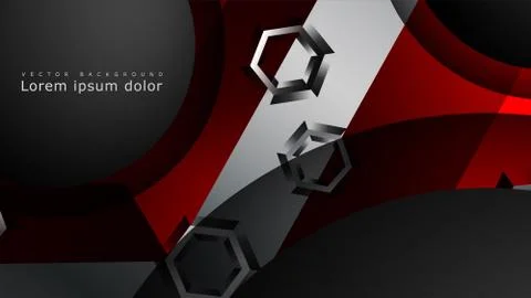 Abstract vector background with hexagon overlapping pattern. Vector illustrat Stockillustratie