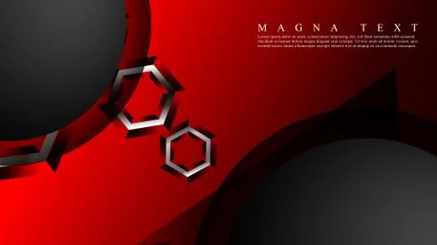 Abstract vector background with hexagon overlapping pattern. Vector illustrat Stockillustratie