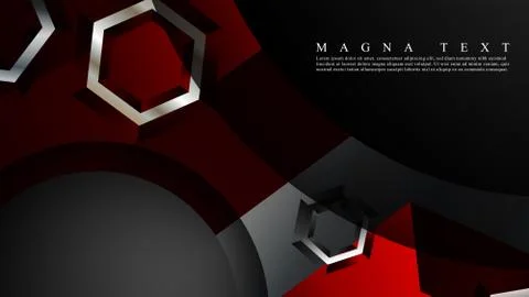 Abstract vector background with hexagon overlapping pattern. Vector illustrat Stockillustratie