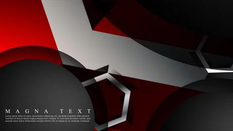 Abstract vector background with hexagon overlapping pattern. Vector illustrat Stock Illustration