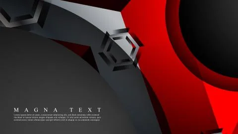 Abstract vector background with hexagon overlapping pattern. Vector illustrat Stock Illustration