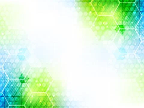 Abstract vector background with hexagon pattern and shiny effect. Illustrazione stock