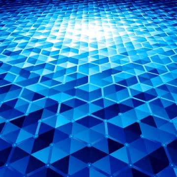 Abstract vector background with hexagons Stock-Illustration