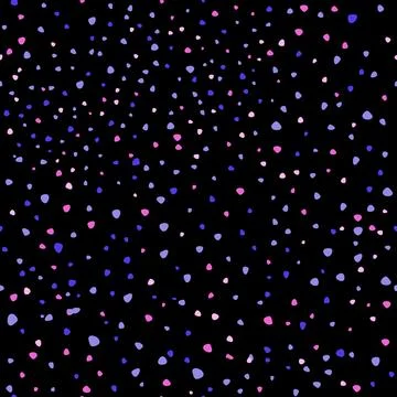 Abstract vector background with irregular dots. Seamless pattern Stock Illustration