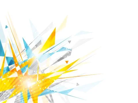 Abstract vector background with irregular polygon pattern and arrows. 스톡 일러스트