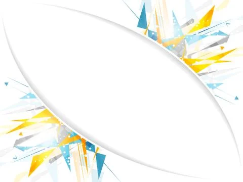 Abstract vector background with irregular polygonal pattern and arrows. Stock Illustration