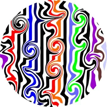 Abstract vector background with lines Stock Illustration