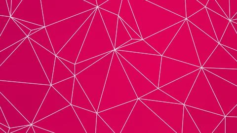 Abstract vector background. Magenta triangle gradient with white lines Stock Illustration