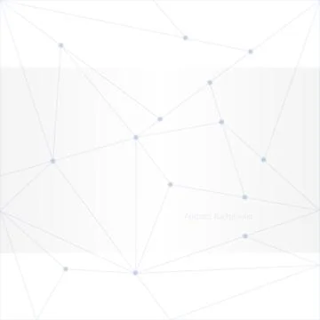 Abstract vector background. Modern blue grey and white network pattern Stock Illustration