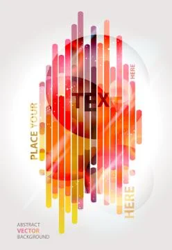 Abstract vector background. Modern illustration Stock Illustration