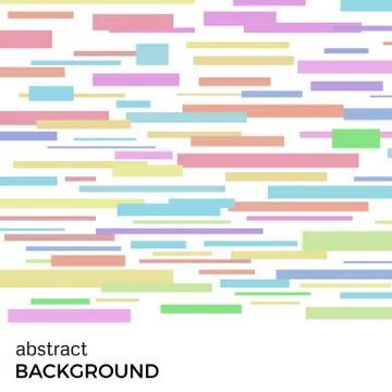 Abstract vector background of multicolored rectangles of different sizes Stock Illustration