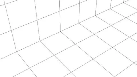 Abstract vector background, outline style Stock Illustration