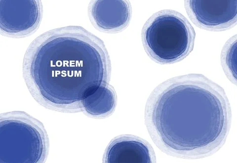 Abstract vector background with periwinkle circles on white background. Color of Illustrazione stock