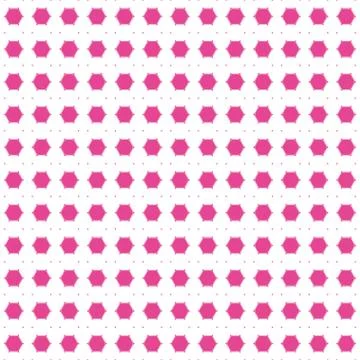 Abstract vector background with pink and white hexagons. Stock Illustration