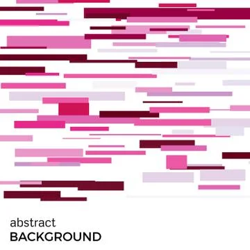 Abstract vector background of pink rectangles of different sizes Stock Illustration