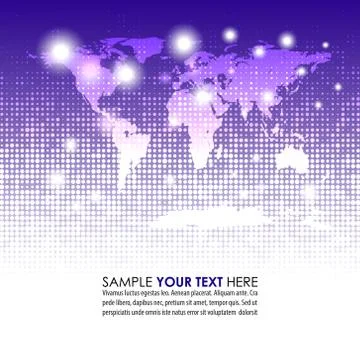 Abstract vector background with place for your content Stock Illustration