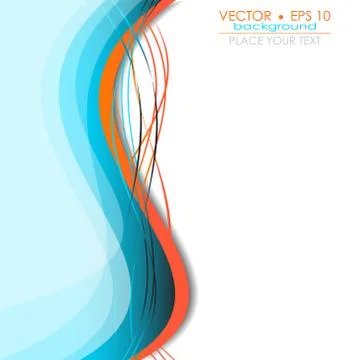 Abstract vector background with place for your content Stock Illustration