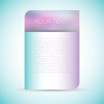 Abstract Vector Background with Place for Your Text Stock Illustration