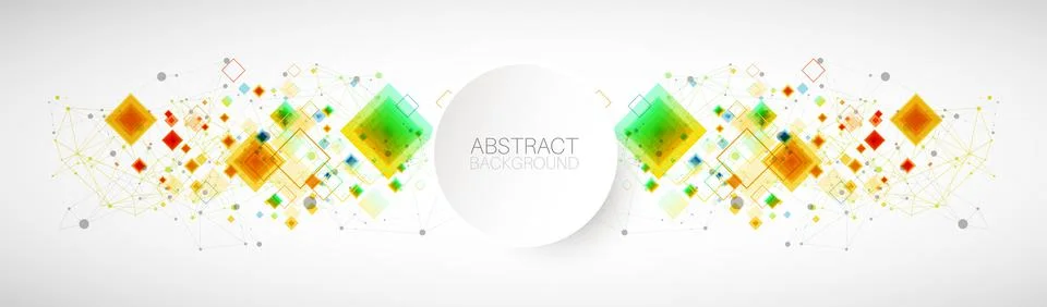 Abstract vector background with plexus effect. 스톡 일러스트