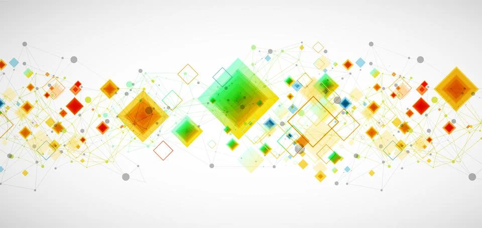 Abstract vector background with plexus effect. 스톡 일러스트