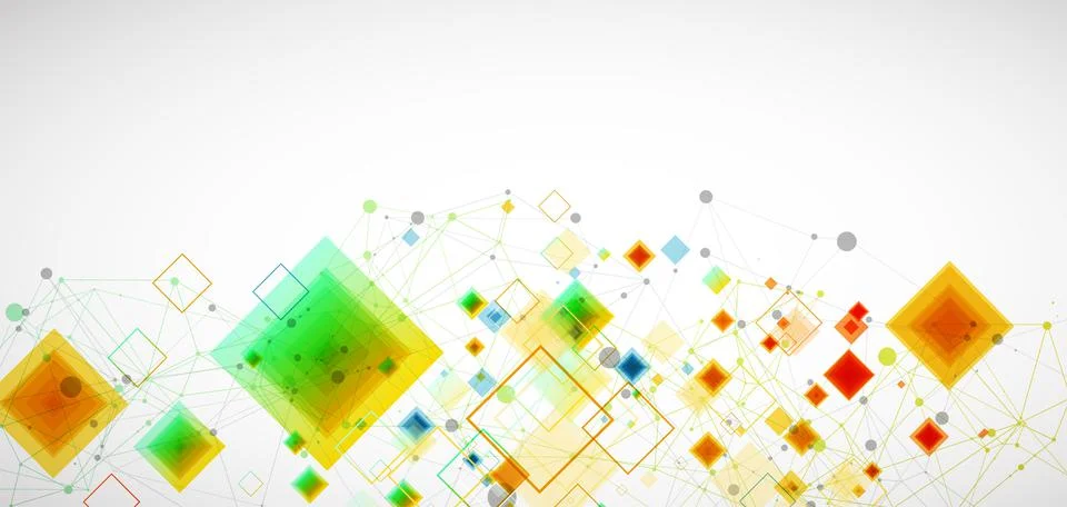 Abstract vector background with plexus effect. Illustrazione stock