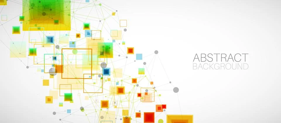 Abstract vector background with plexus effect. 스톡 일러스트