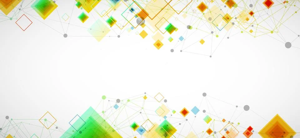 Abstract vector background with plexus effect. Stock Illustration