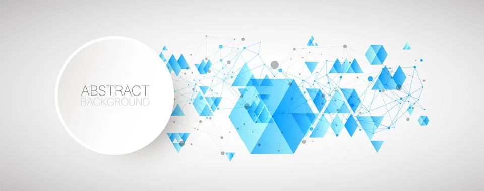 Abstract vector background with plexus effect. 스톡 일러스트