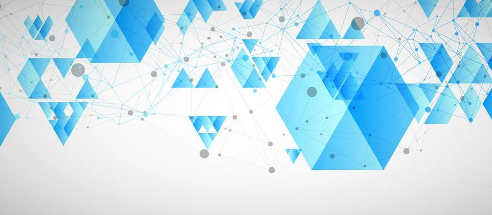 Abstract vector background with plexus effect. Stock Illustration