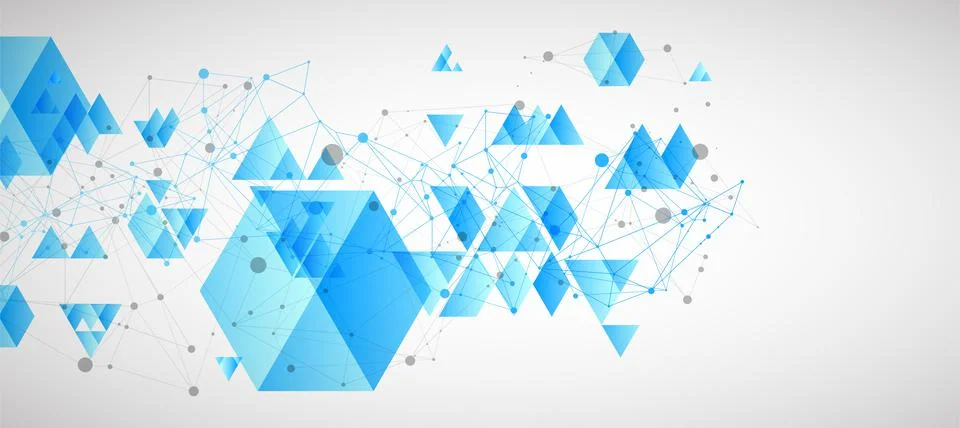 Abstract vector background with plexus effect. Stock Illustration