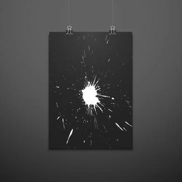 Abstract vector background poster design . Stock Illustration