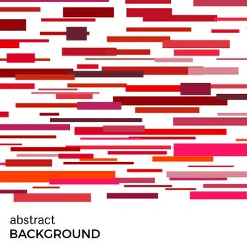Abstract vector background of red rectangles of different sizes Stock Illustration