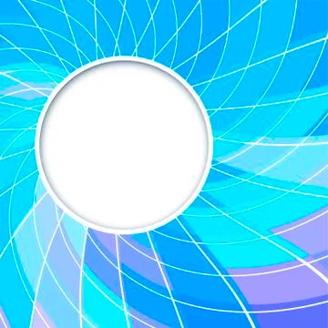 Abstract vector background. Round frame. Stock Illustration
