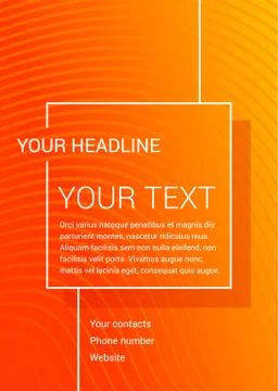 Abstract vector background with sample text Stock Illustration