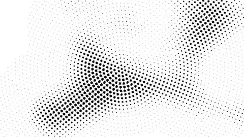 Abstract vector background with scattered star-shaped halftone dots forming.. Stock-Illustration
