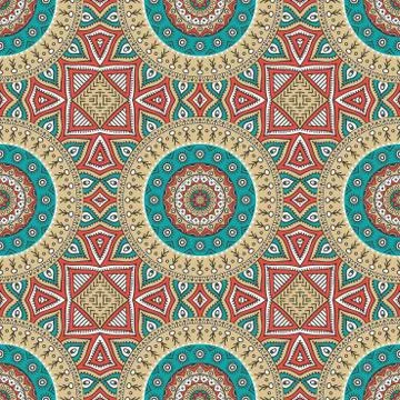 Abstract vector background seamless pattern Stock Illustration