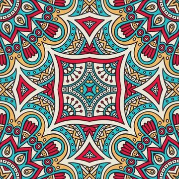 Abstract vector background seamless pattern Stock Illustration