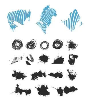 Abstract vector background set for design use. Stockillustratie