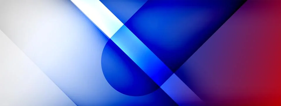 Abstract vector background. Shadow lines and lights with round elements and 스톡 일러스트