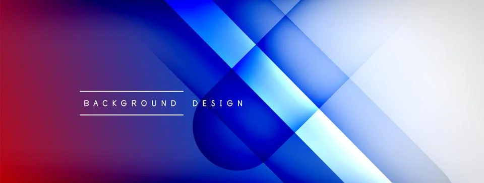 Abstract vector background. Shadow lines and lights with round elements and 스톡 일러스트