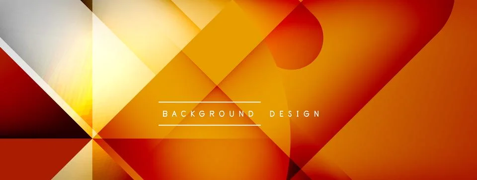 Abstract vector background. Shadow lines and lights with round elements and Stock Illustration