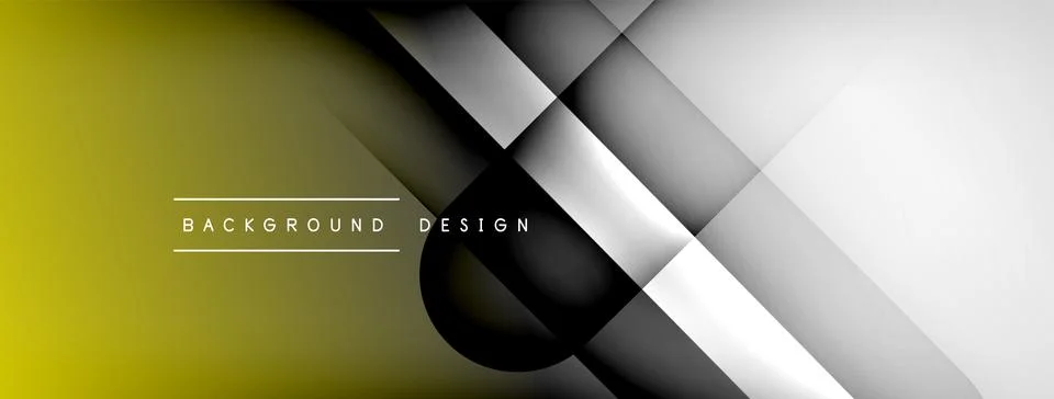 Abstract vector background. Shadow lines and lights with round elements and 스톡 일러스트