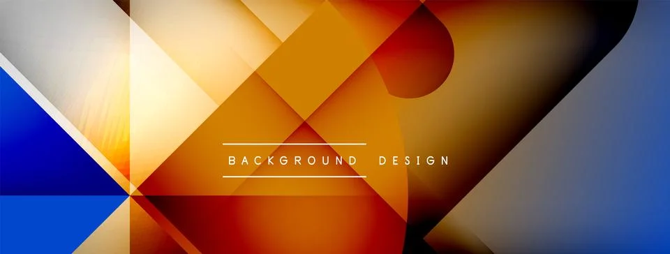 Abstract vector background. Shadow lines and lights with round elements and Stock Illustration